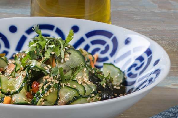 Ensalada Japonesa De Pepino Aceites De Oliva De Espa A