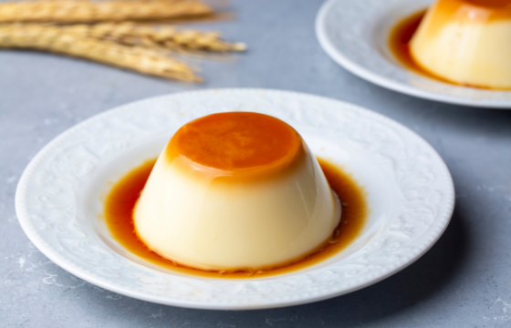 Receta flan de turrón para Navidad